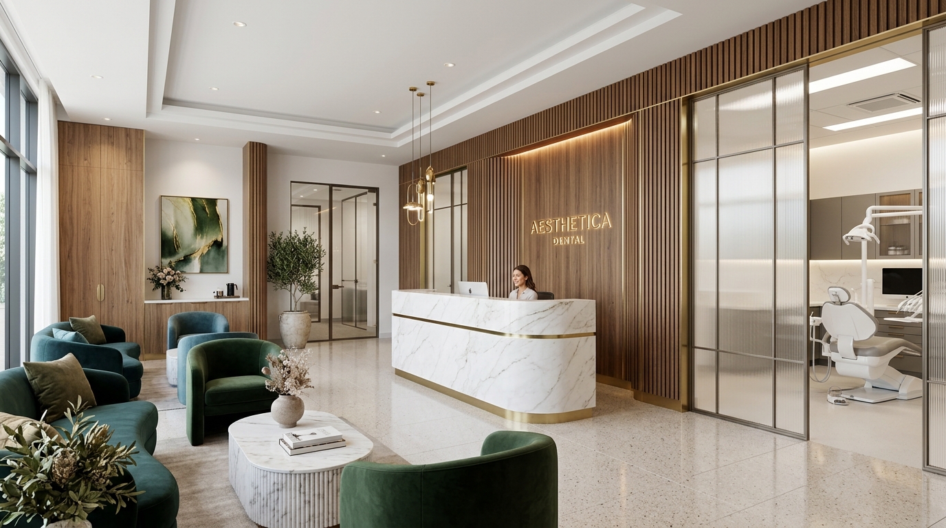 Interior Premium da Clínica Dental Magnus